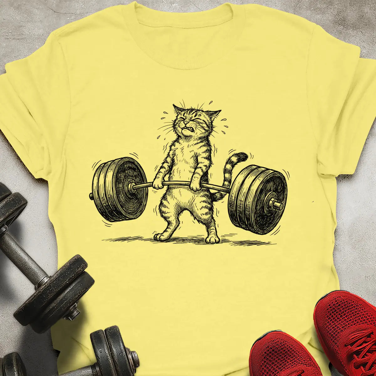 Cat Lifting T-Shirt