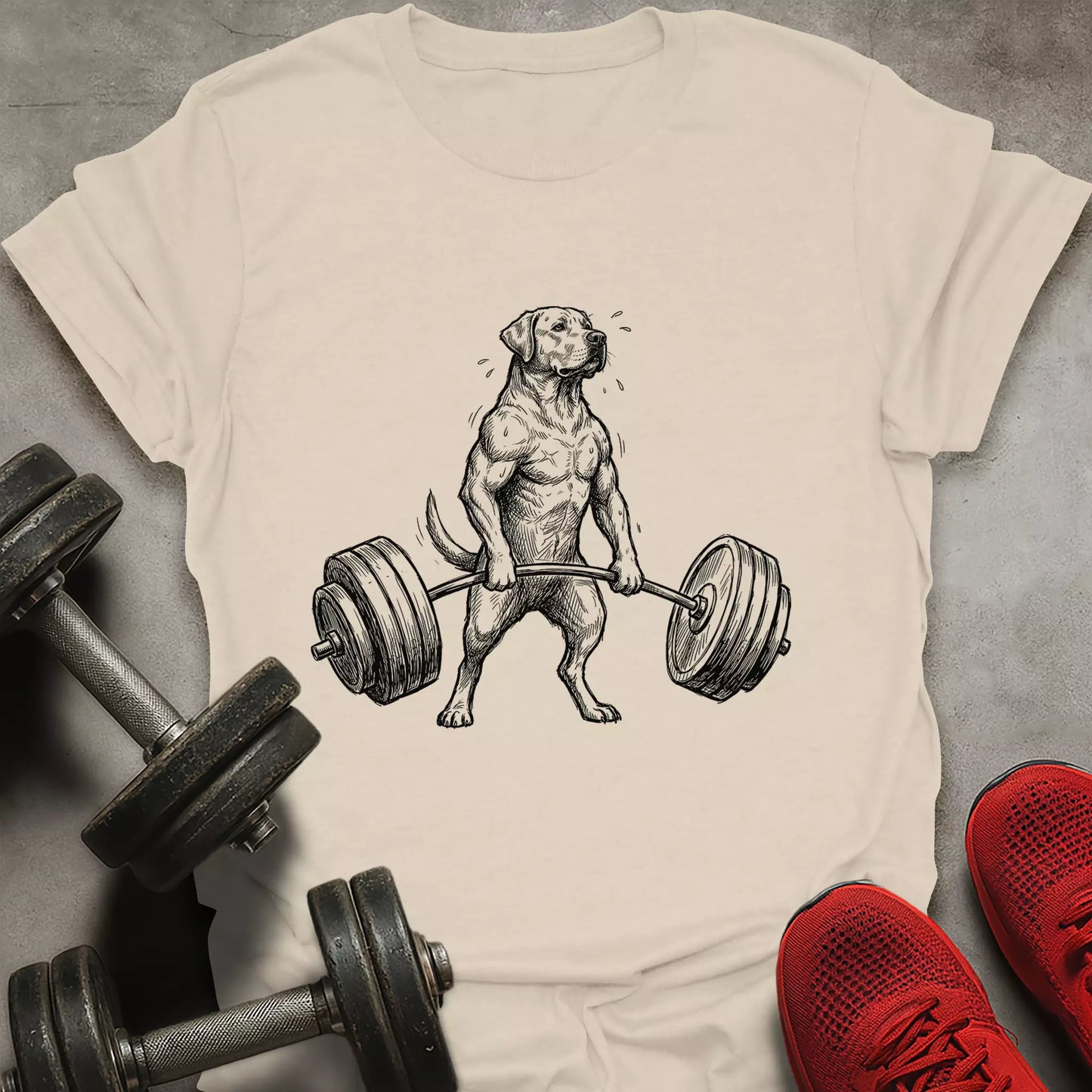 Dog Lifting T-Shirt