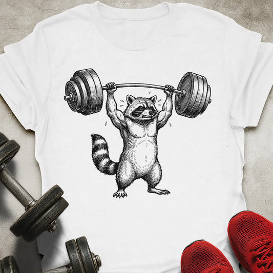 Raccoon Lifting T-Shirt