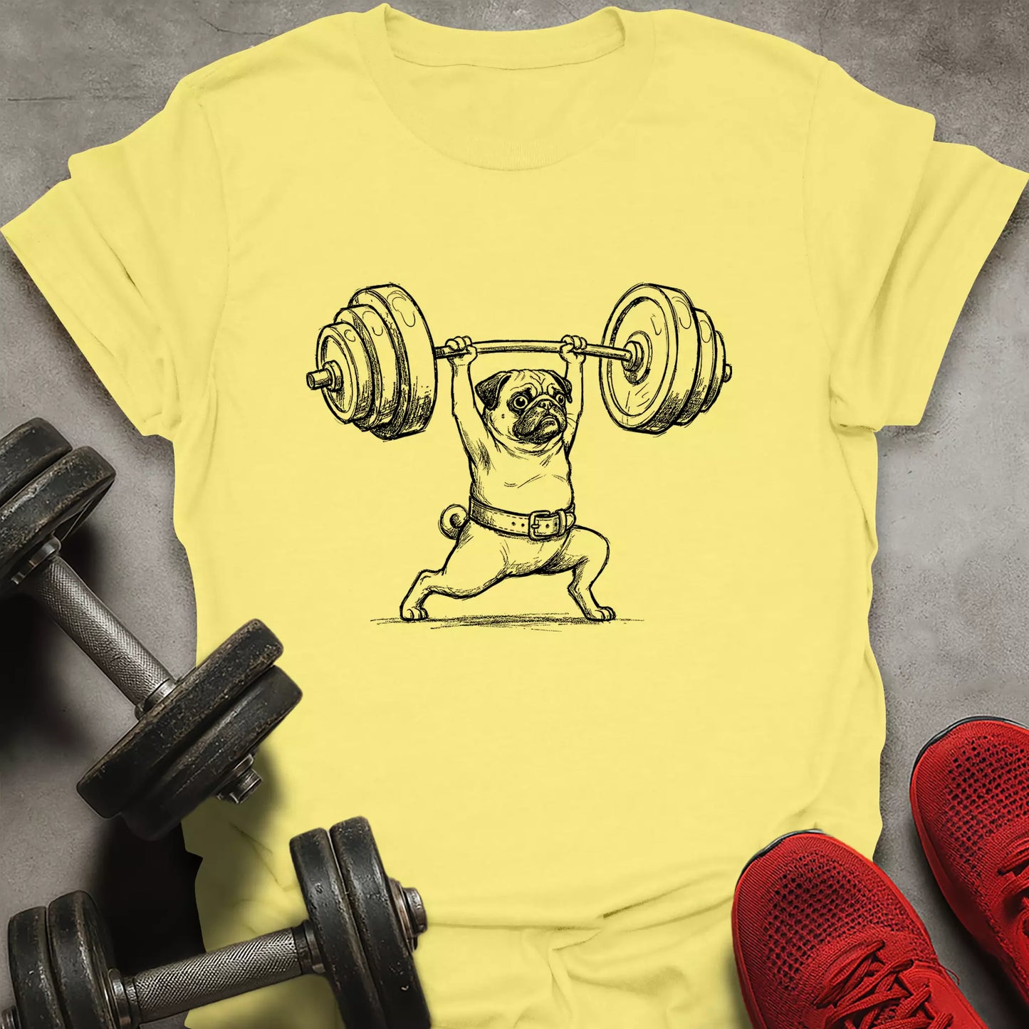 Pug Split T-Shirt