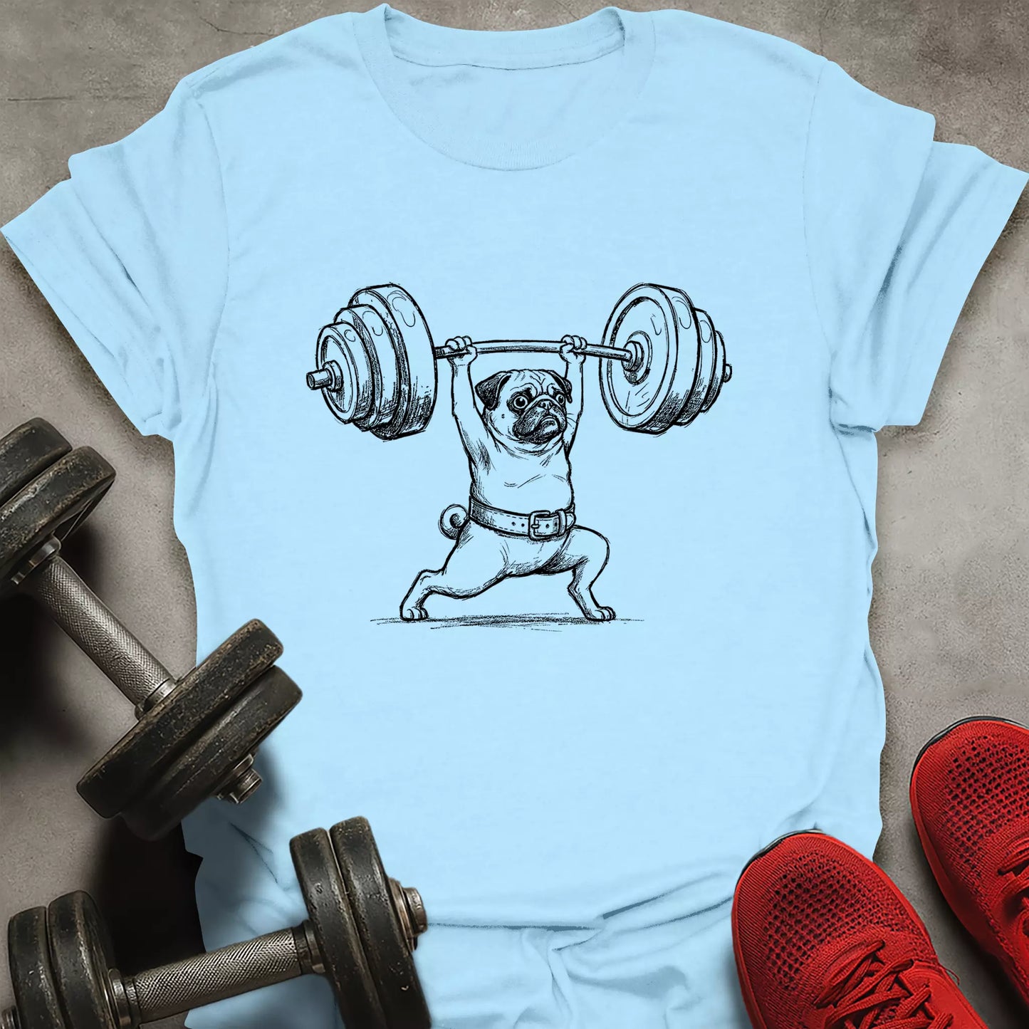 Pug Split T-Shirt