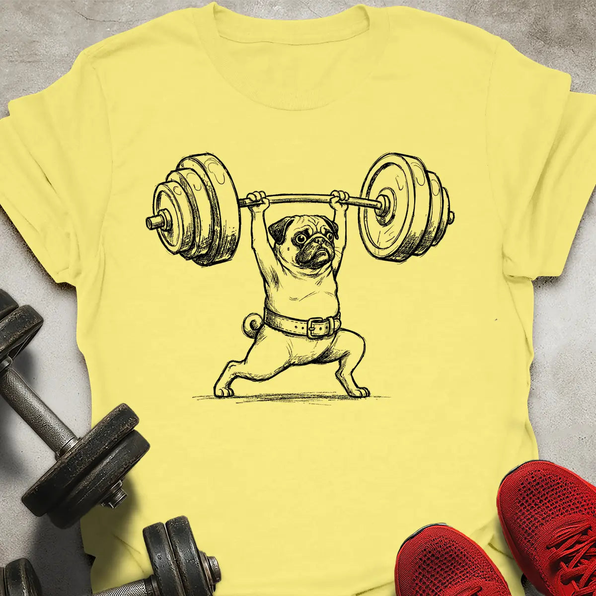 Pug Split T-Shirt