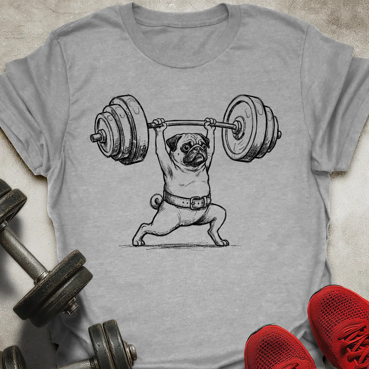 Pug Split T-Shirt
