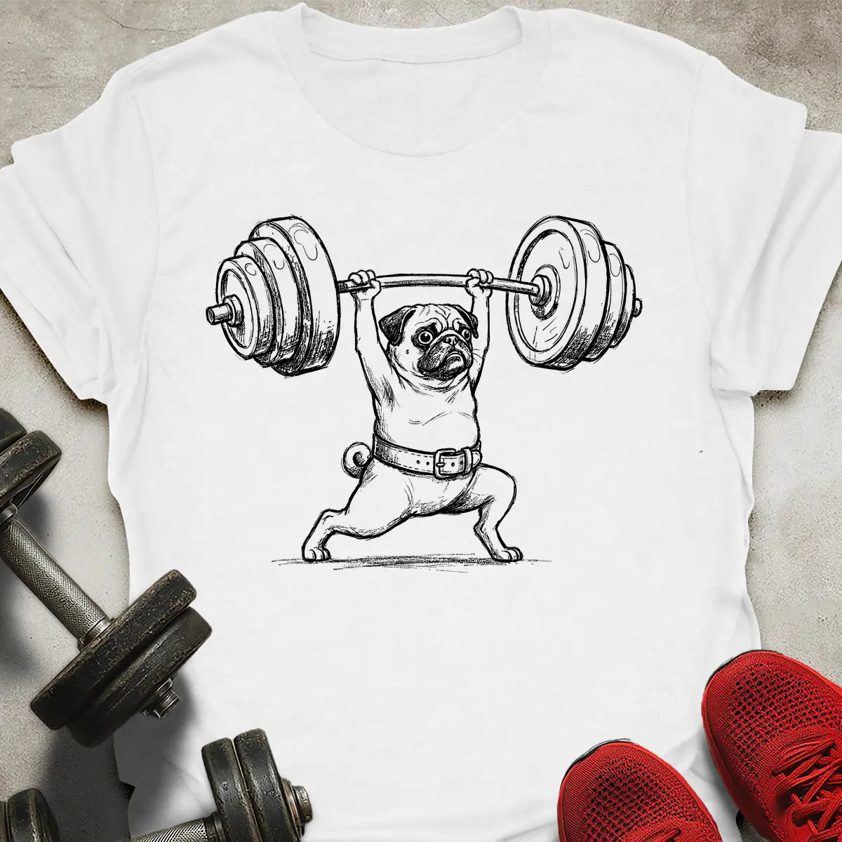 Pug Split T-Shirt