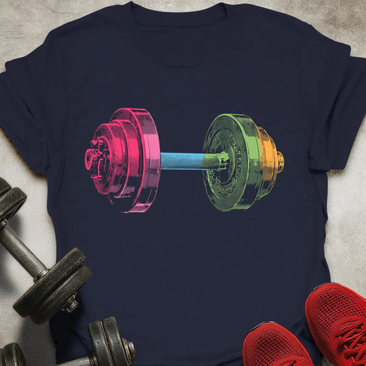Colorful Dumbbell T-Shirt