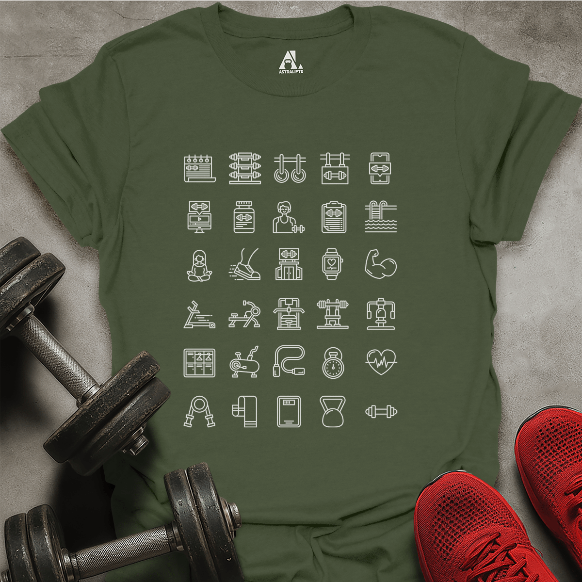 Gym Icons T-Shirt