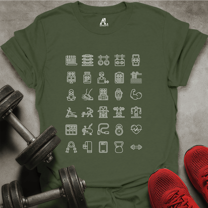Gym Icons T-Shirt