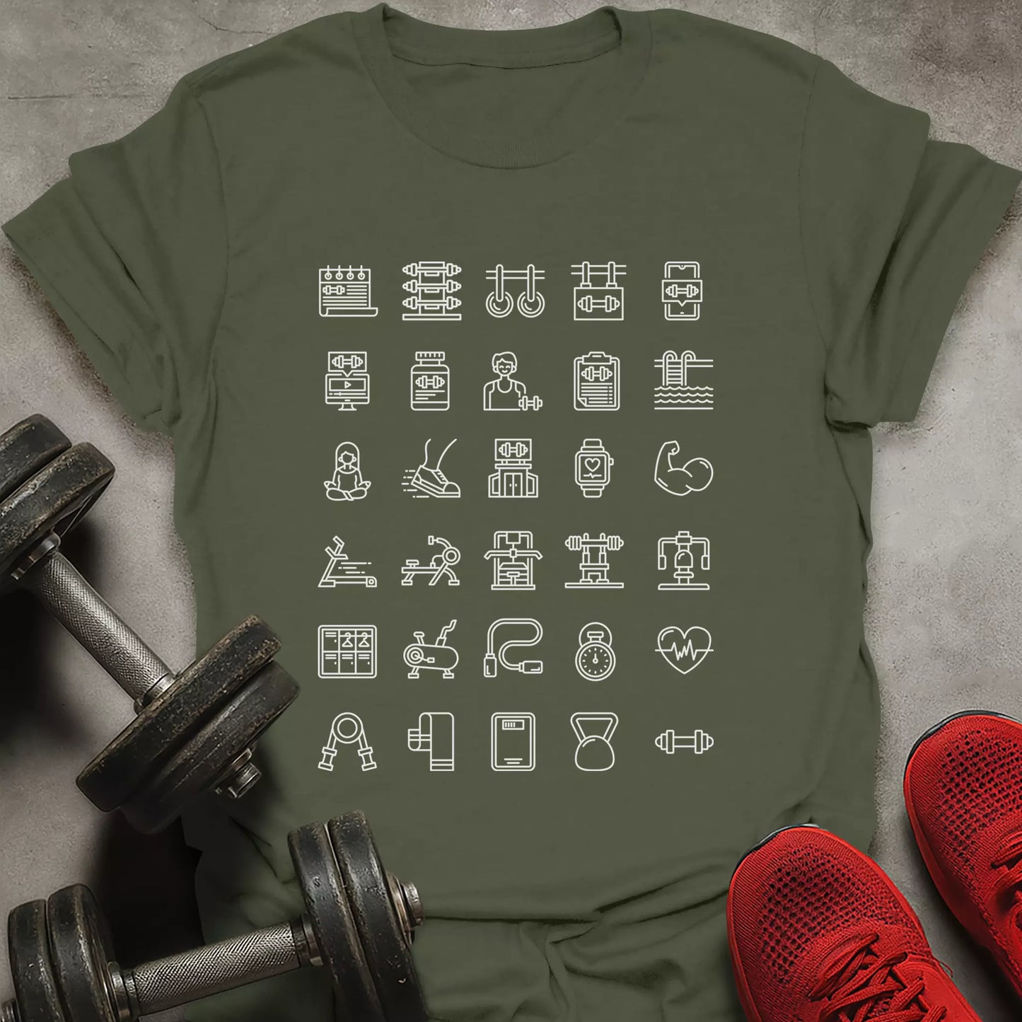 Gym Icons T-Shirt