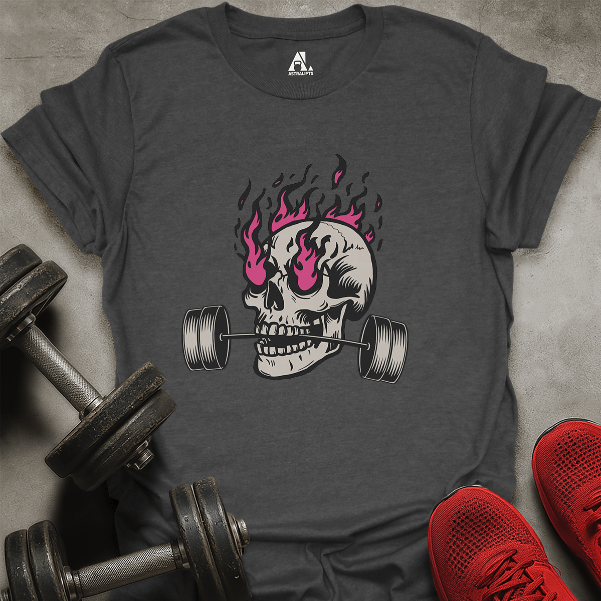 Skull On Fire T-Shirt