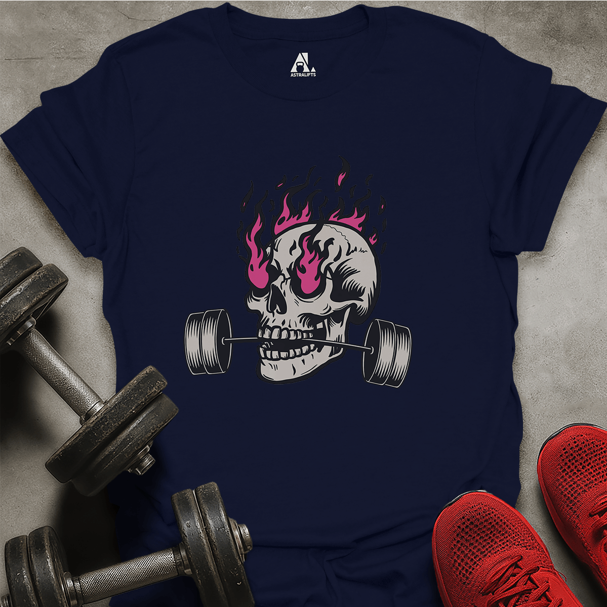 Skull On Fire T-Shirt