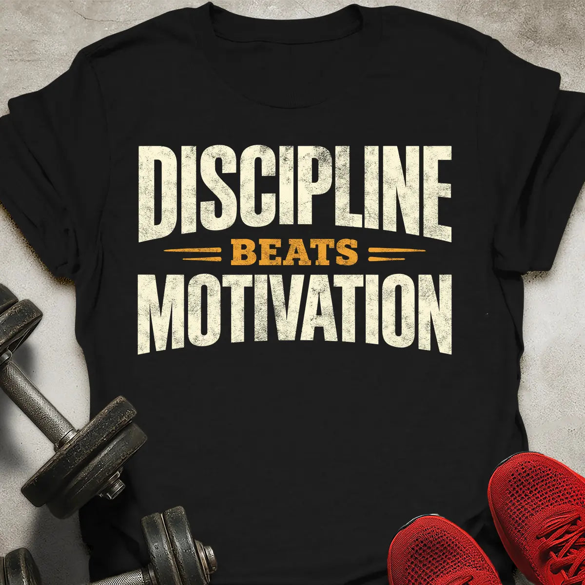 Discipline Beats Motivation T-Shirt
