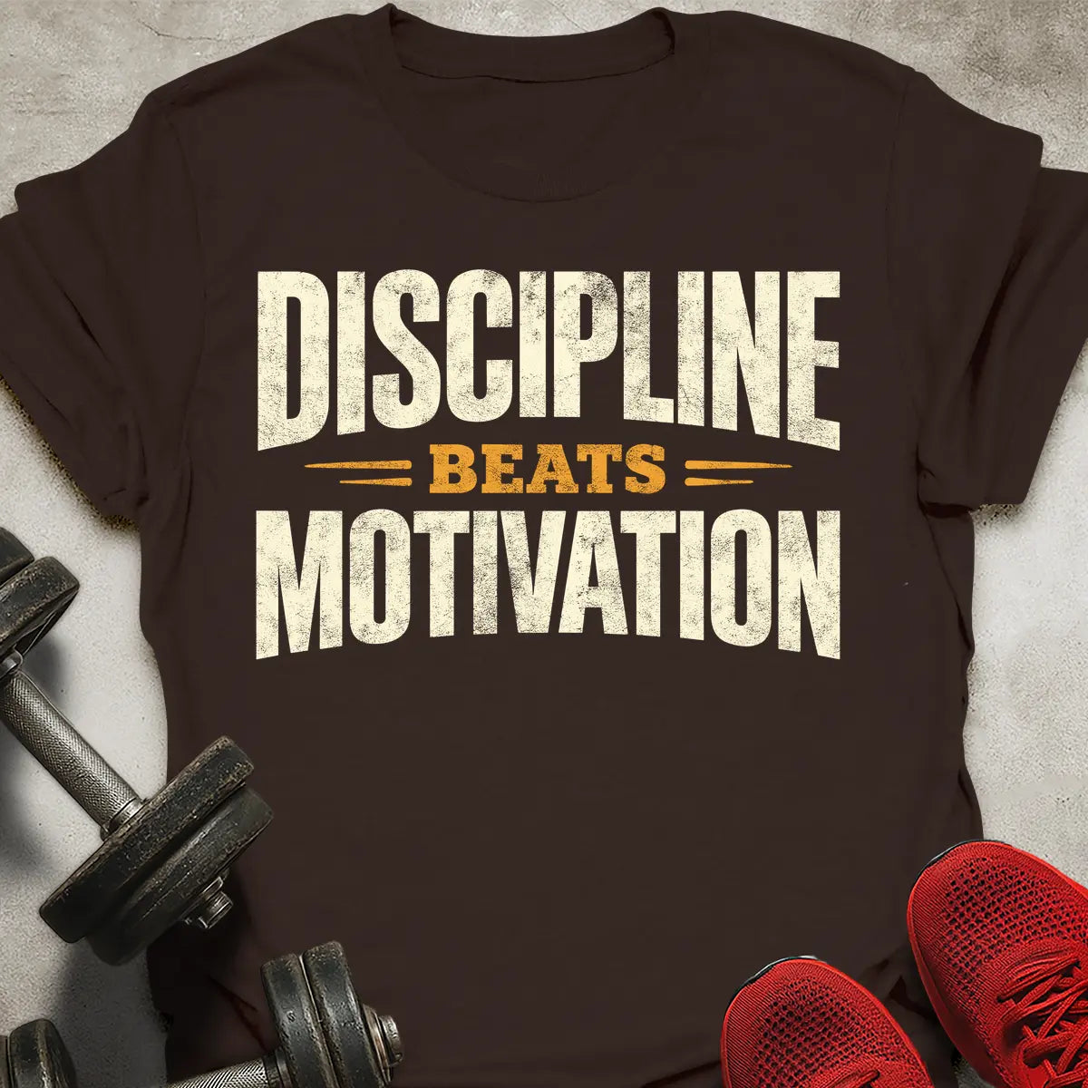 Discipline Beats Motivation T-Shirt