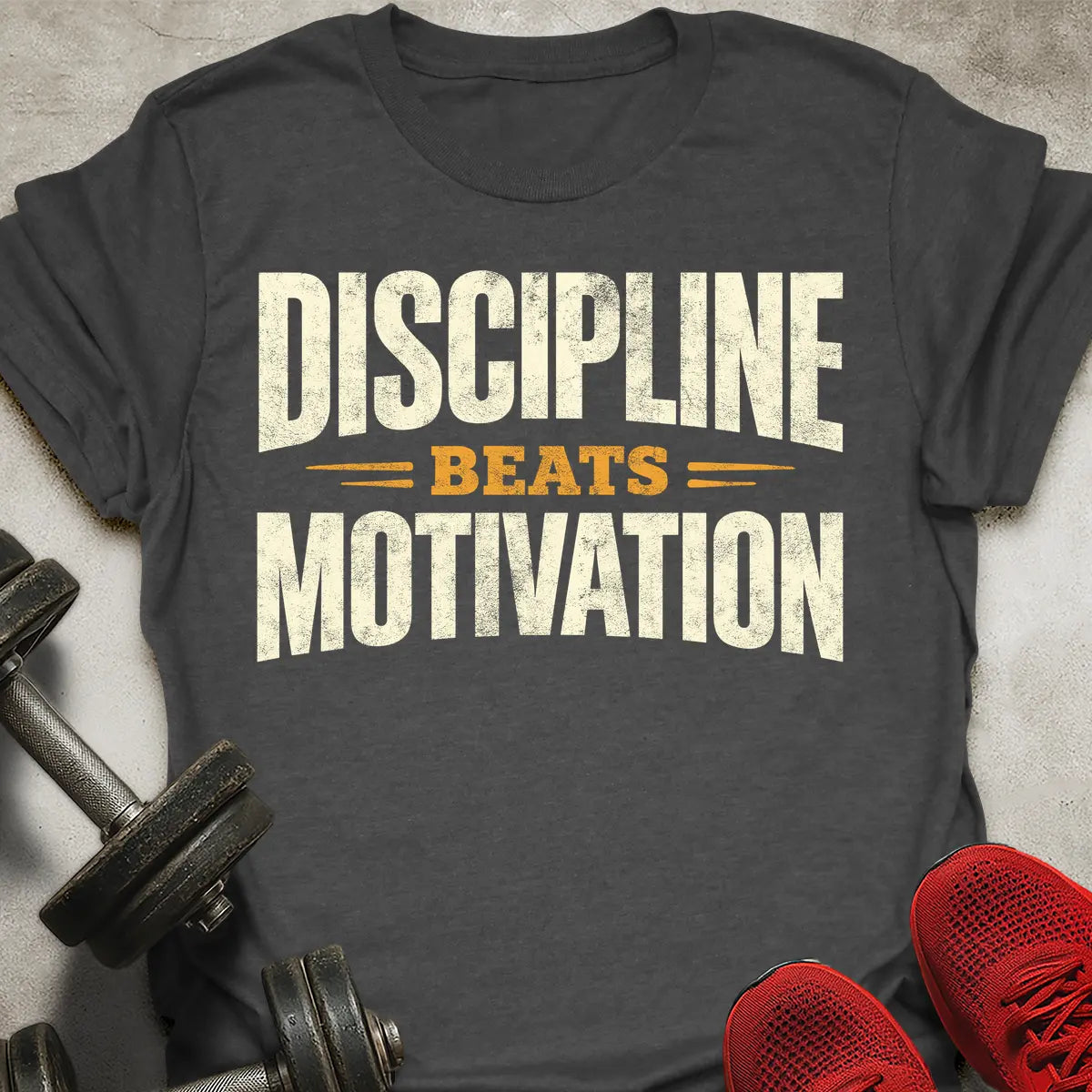 Discipline Beats Motivation T-Shirt