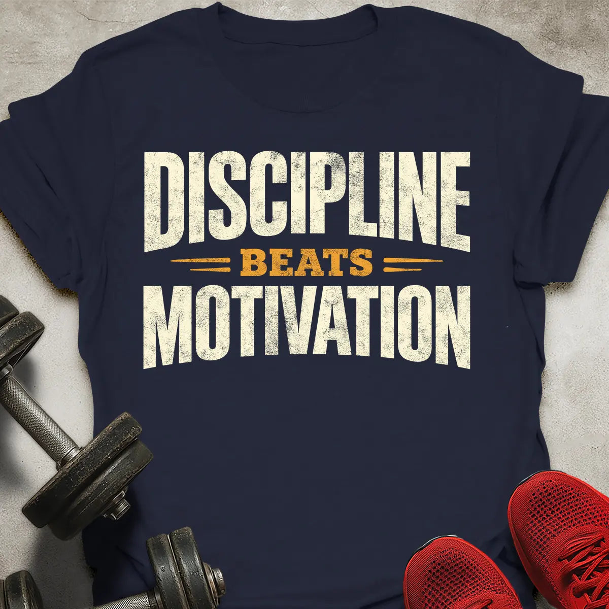 Discipline Beats Motivation T-Shirt