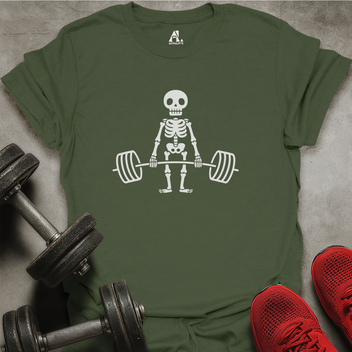 Deadlift Skeleton T-Shirt