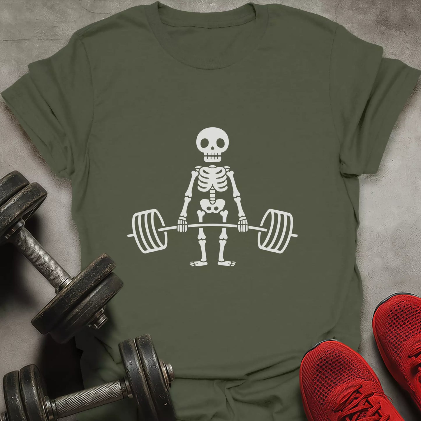 Deadlift Skeleton T-Shirt