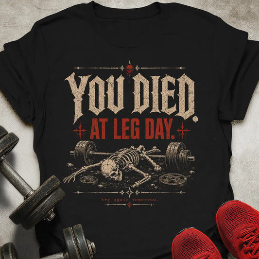 Died at Leg Day T-Shirt
