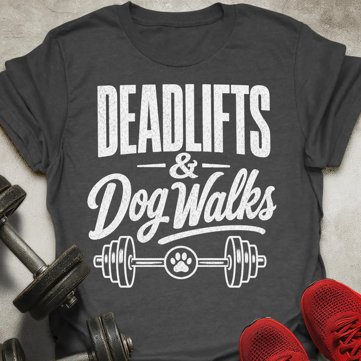 Dog walks T-Shirt