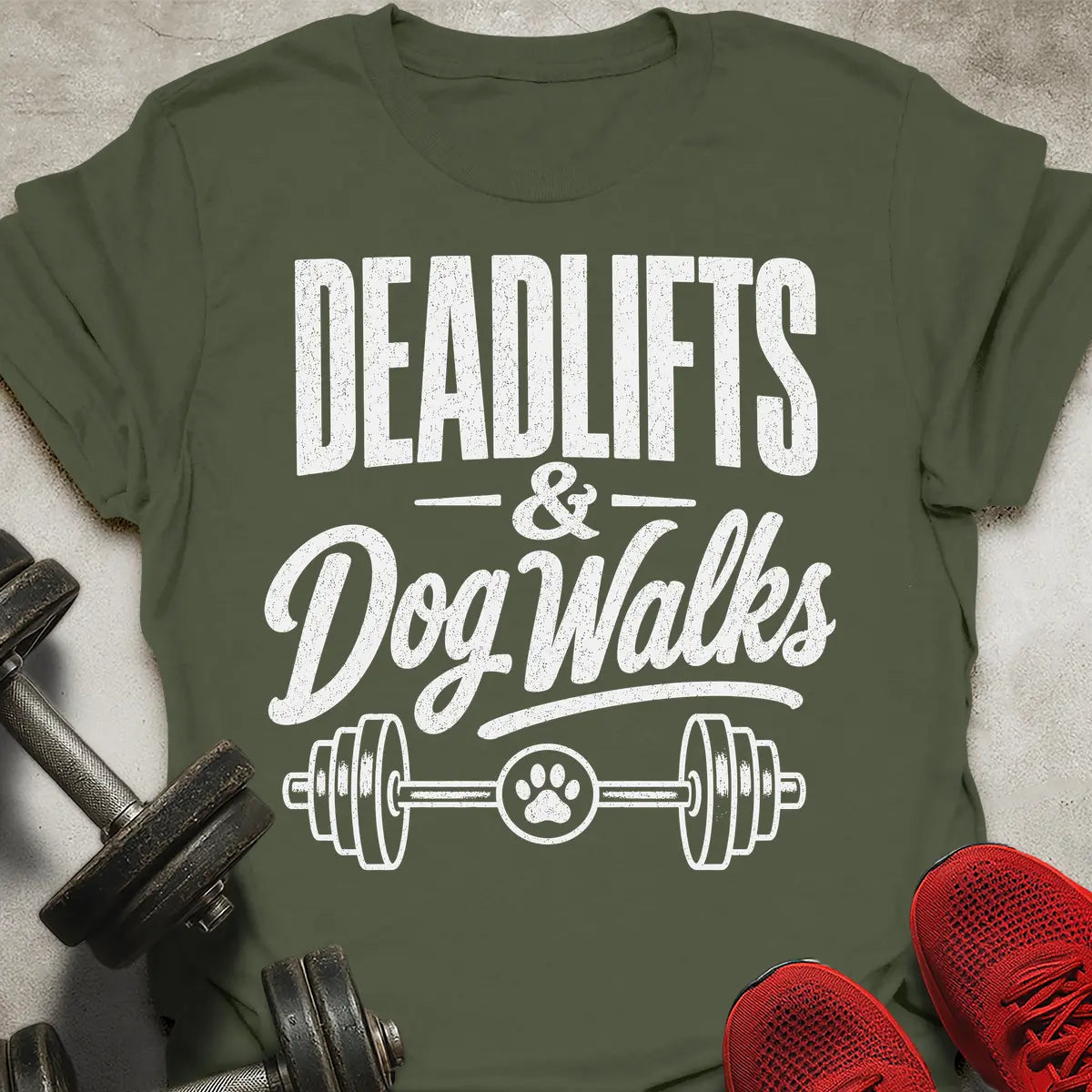 Dog walks T-Shirt