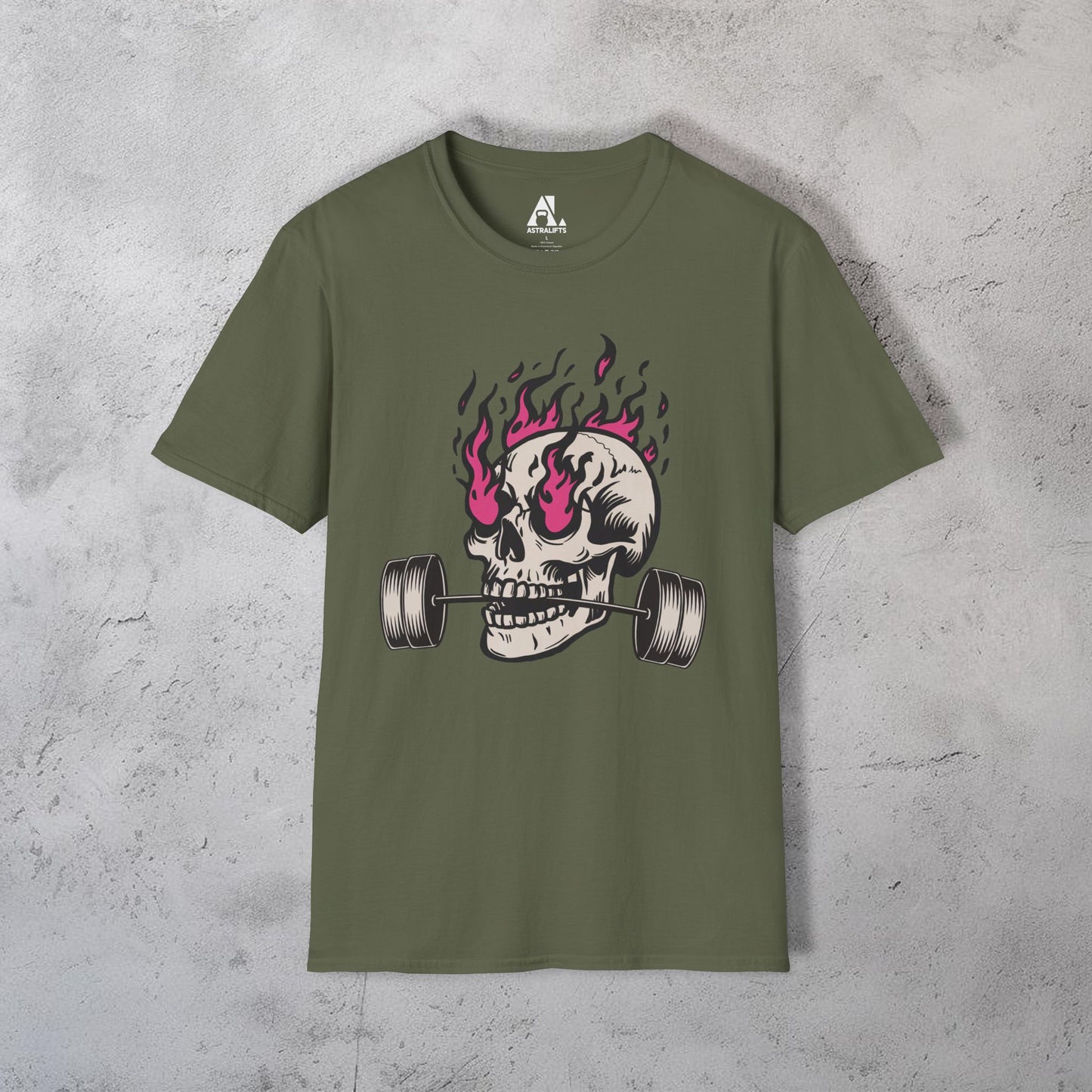 Skull On Fire T-Shirt