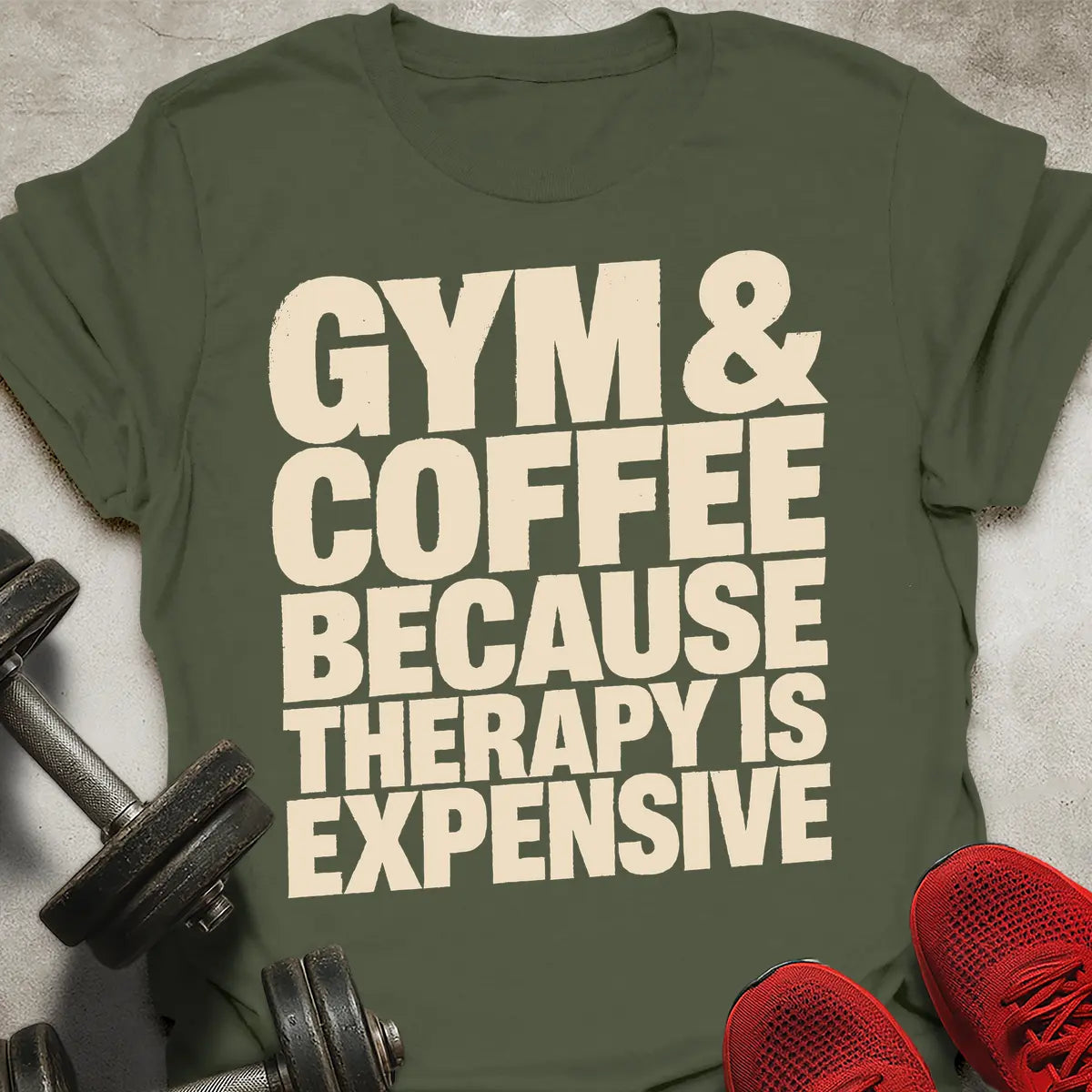 Gym and Coffee T-Shirt