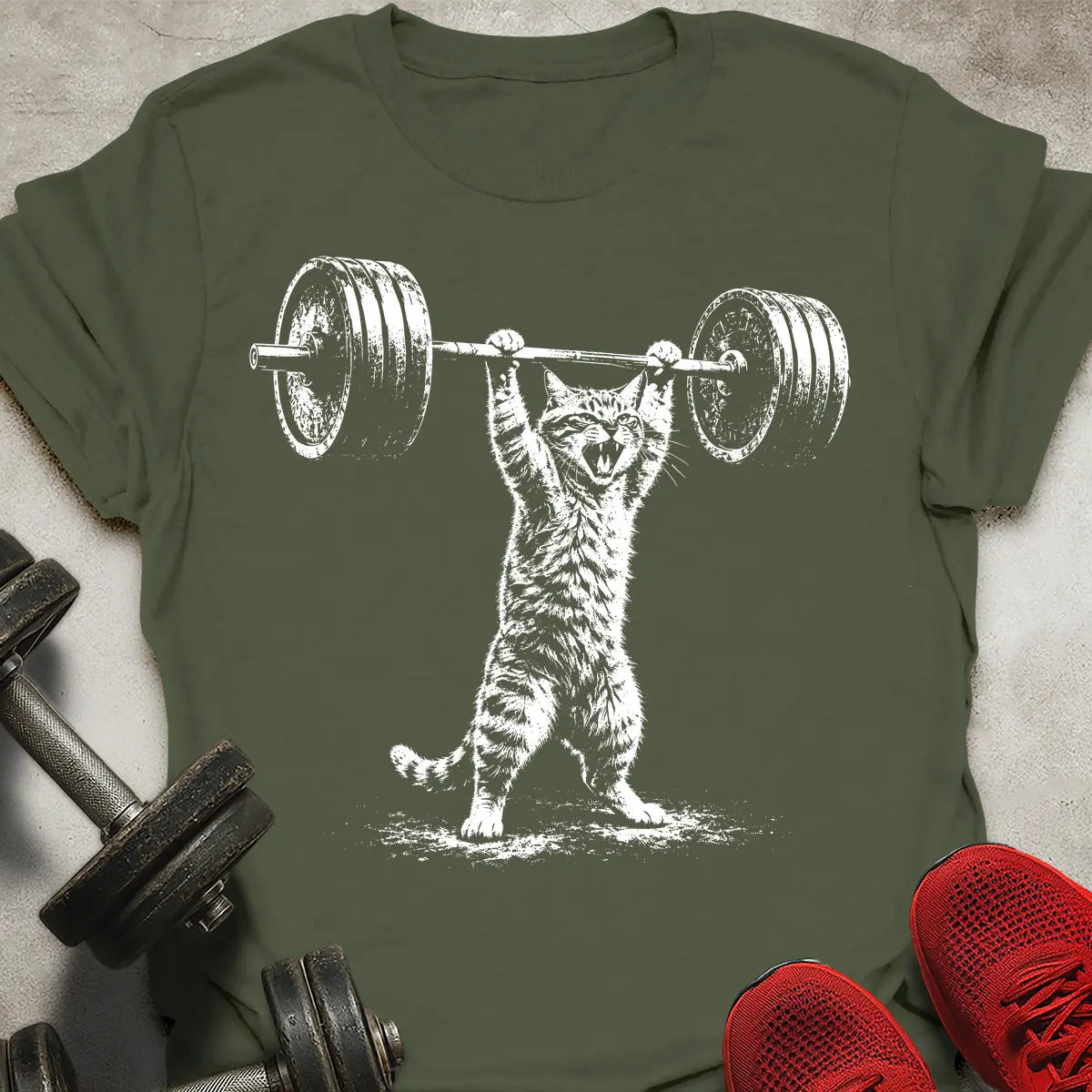 Gym Cat T-Shirt