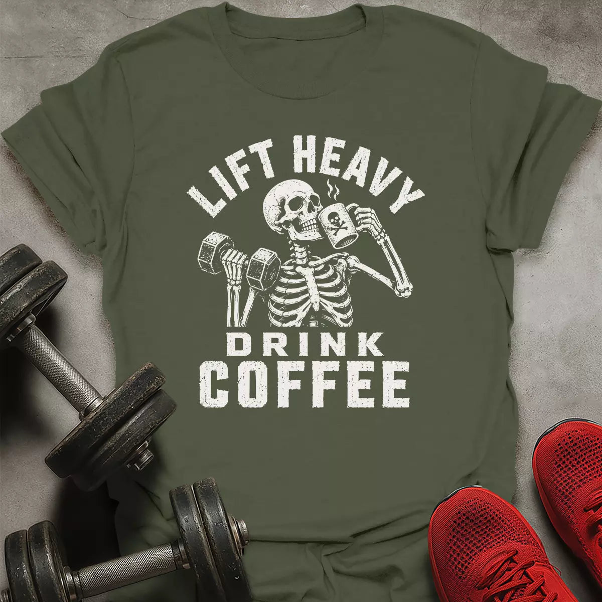 Lift Heavy Coffee T-Shirt
