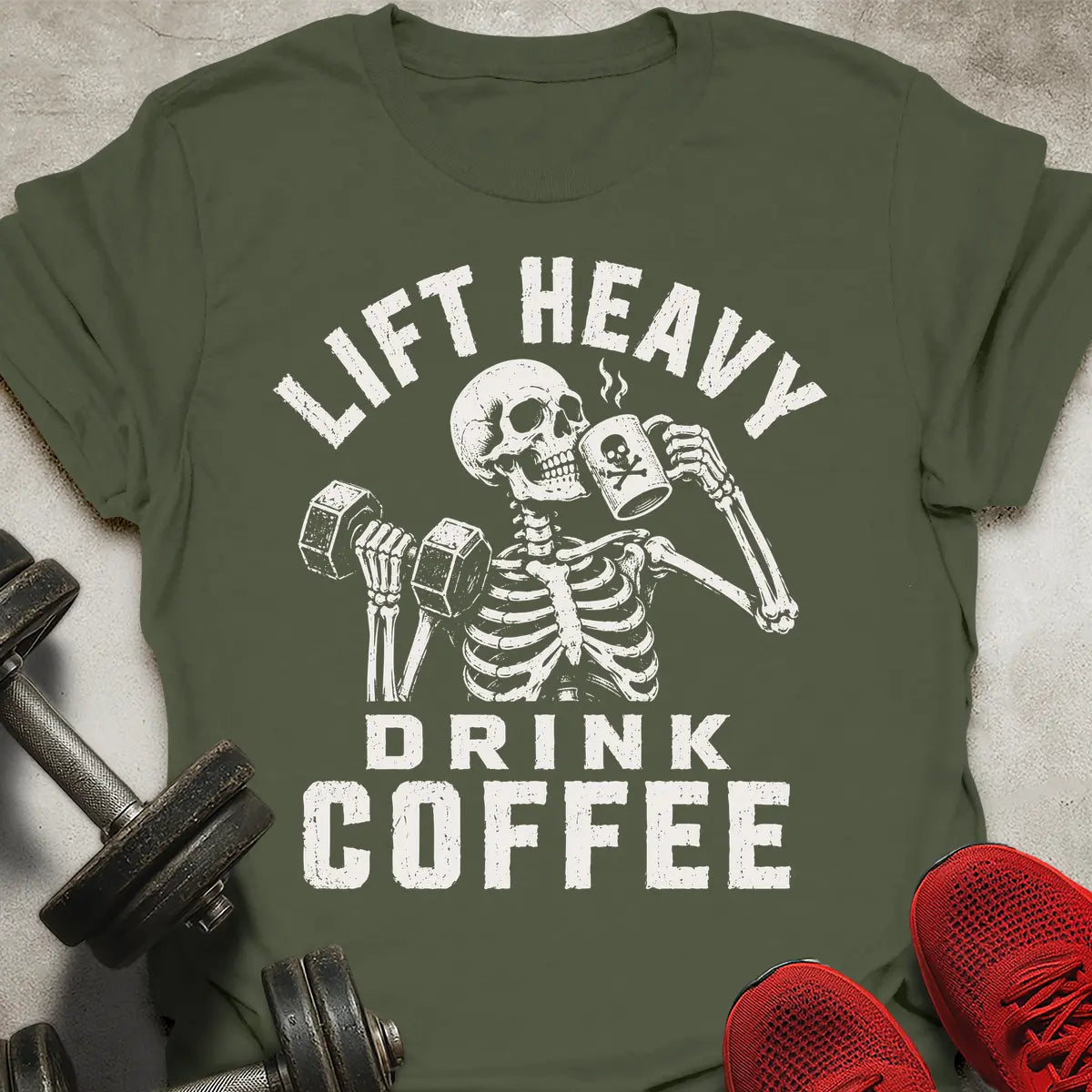 Lift Heavy Coffee T-Shirt