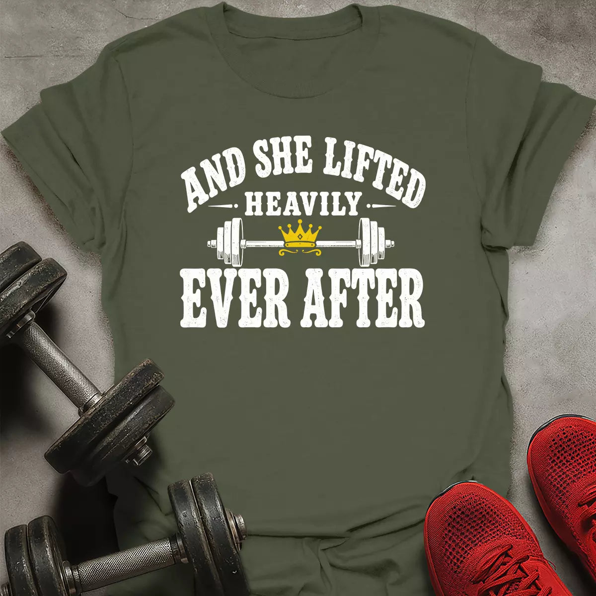 She Lifted T-Shirt
