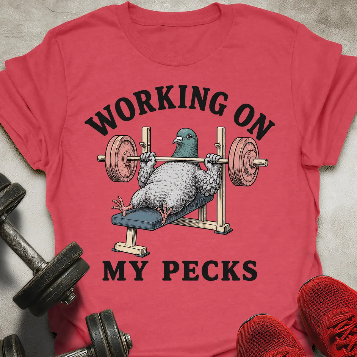Gym Pigeon T-Shirt