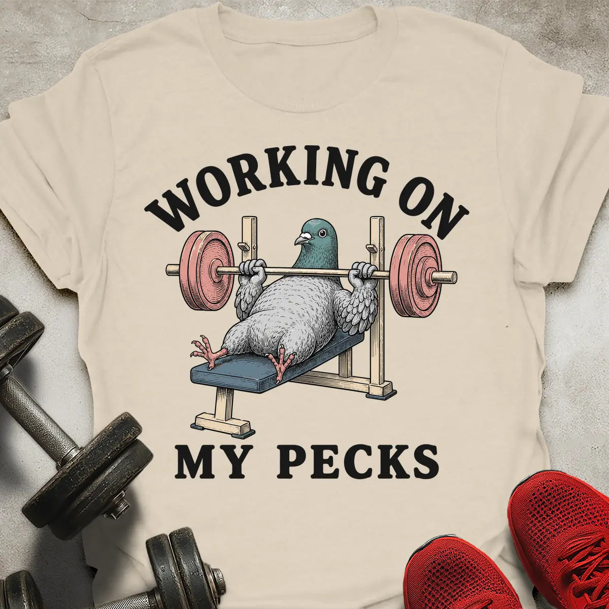 Gym Pigeon T-Shirt