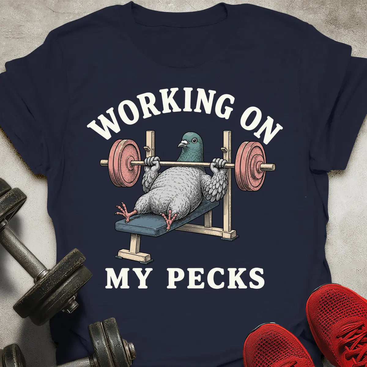 Gym Pigeon T-Shirt