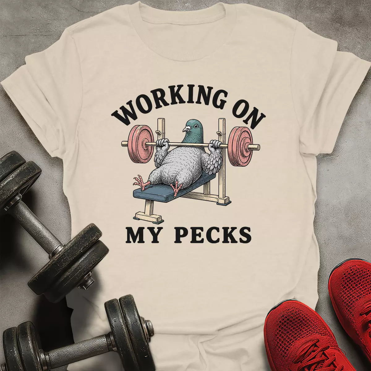 Gym Pigeon T-Shirt