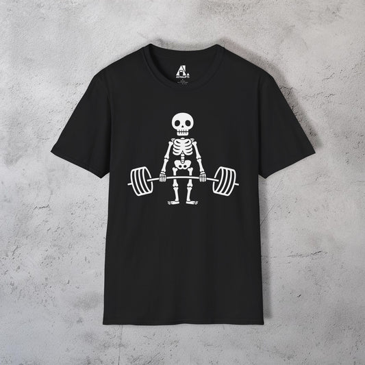 Skeleton Weightlifting T-Shirt