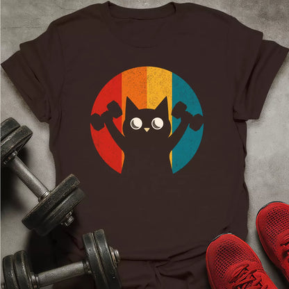 Retro Iron Cat T-Shirt