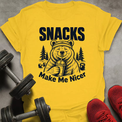 Snacks Made Me Nicer T-Shirt