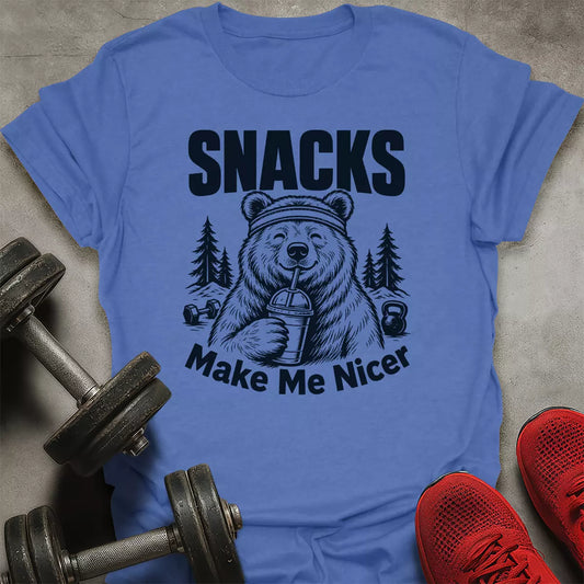 Snacks Made Me Nicer T-Shirt