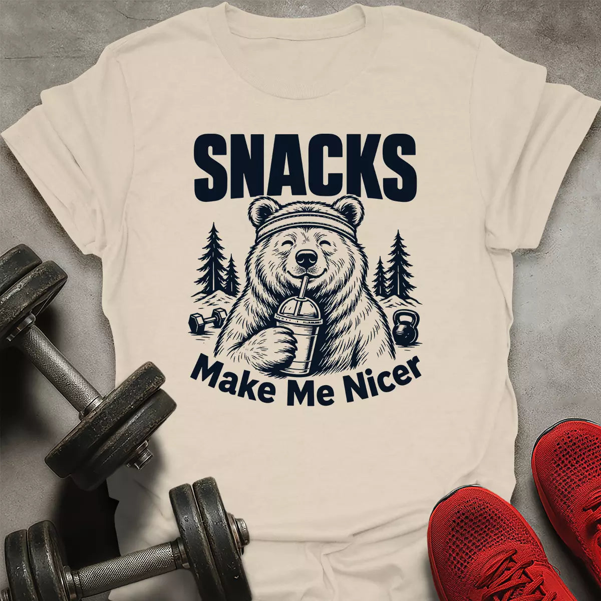 Snacks Made Me Nicer T-Shirt