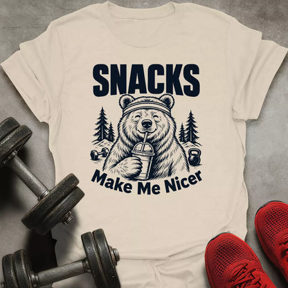 Snacks Made Me Nicer T-Shirt