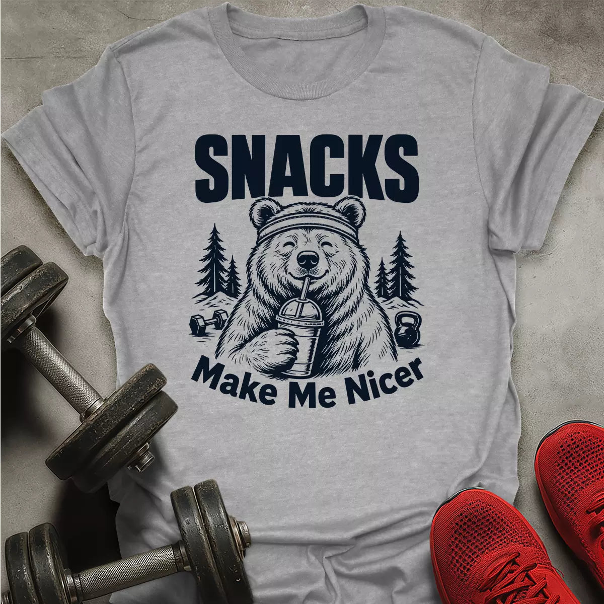 Snacks Made Me Nicer T-Shirt