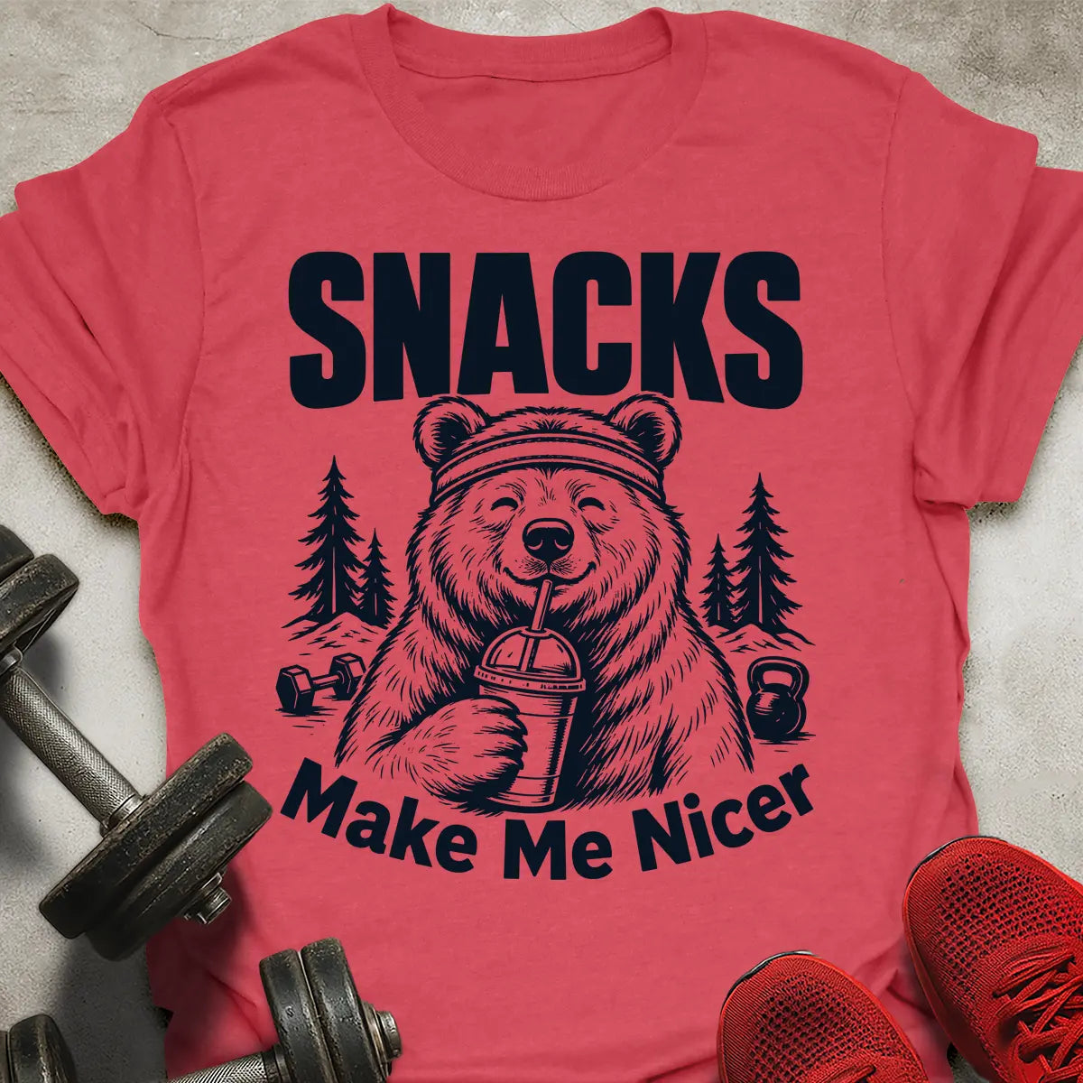 Snacks Made Me Nicer T-Shirt