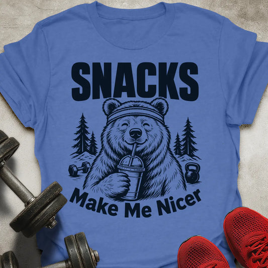 Snacks Made Me Nicer T-Shirt