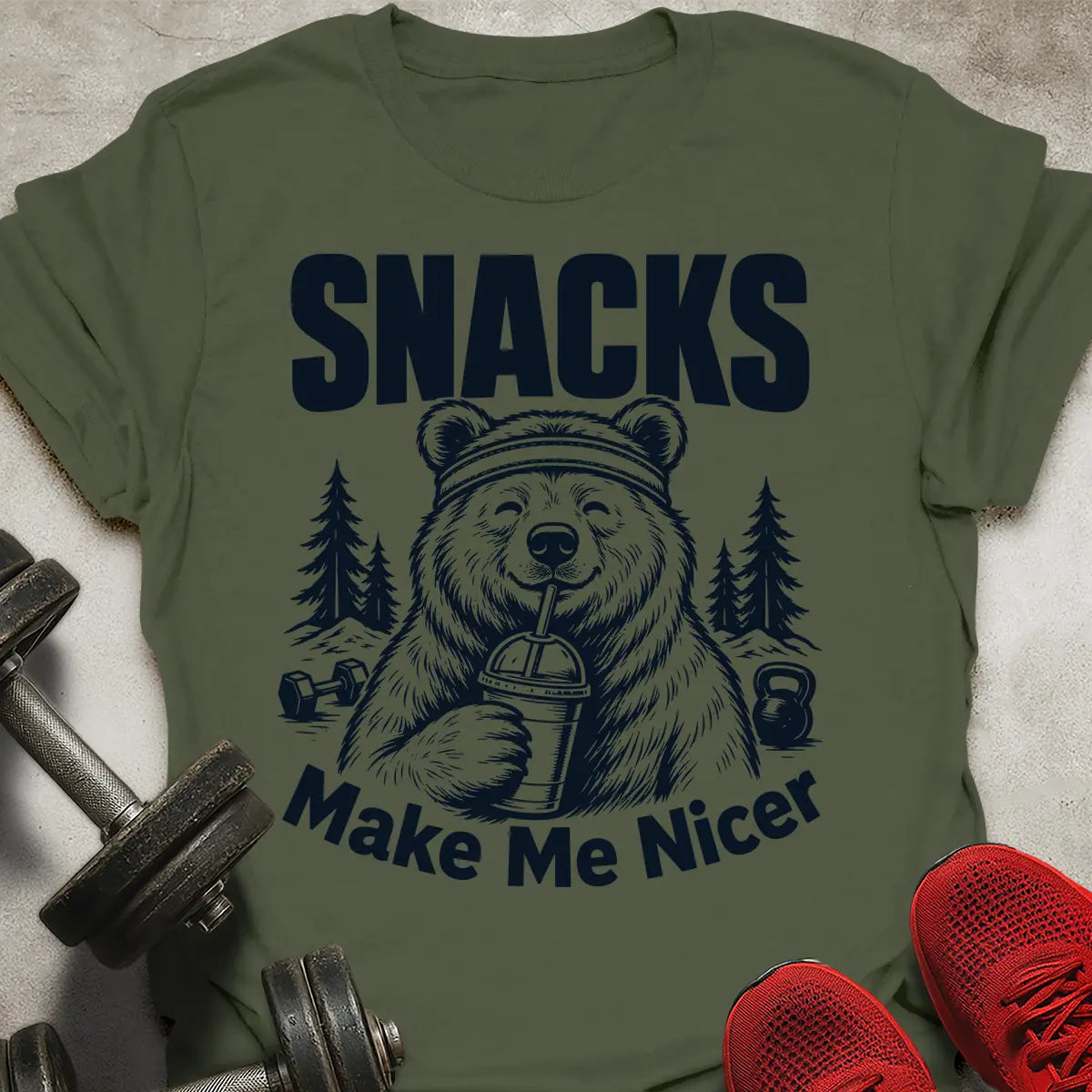 Snacks Made Me Nicer T-Shirt