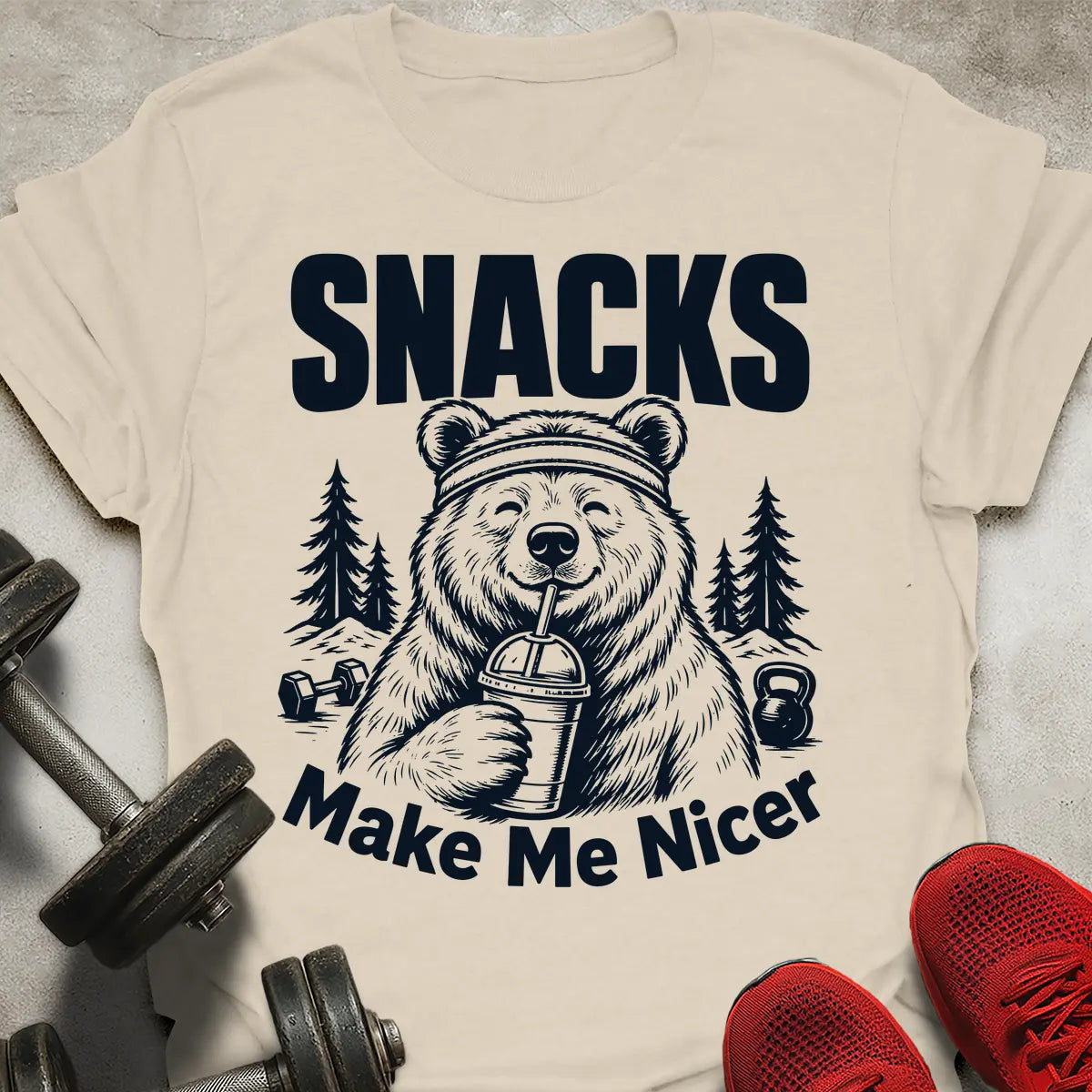 Snacks Made Me Nicer T-Shirt