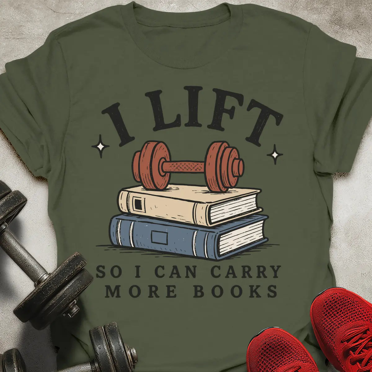 Lift More Books T-Shirt