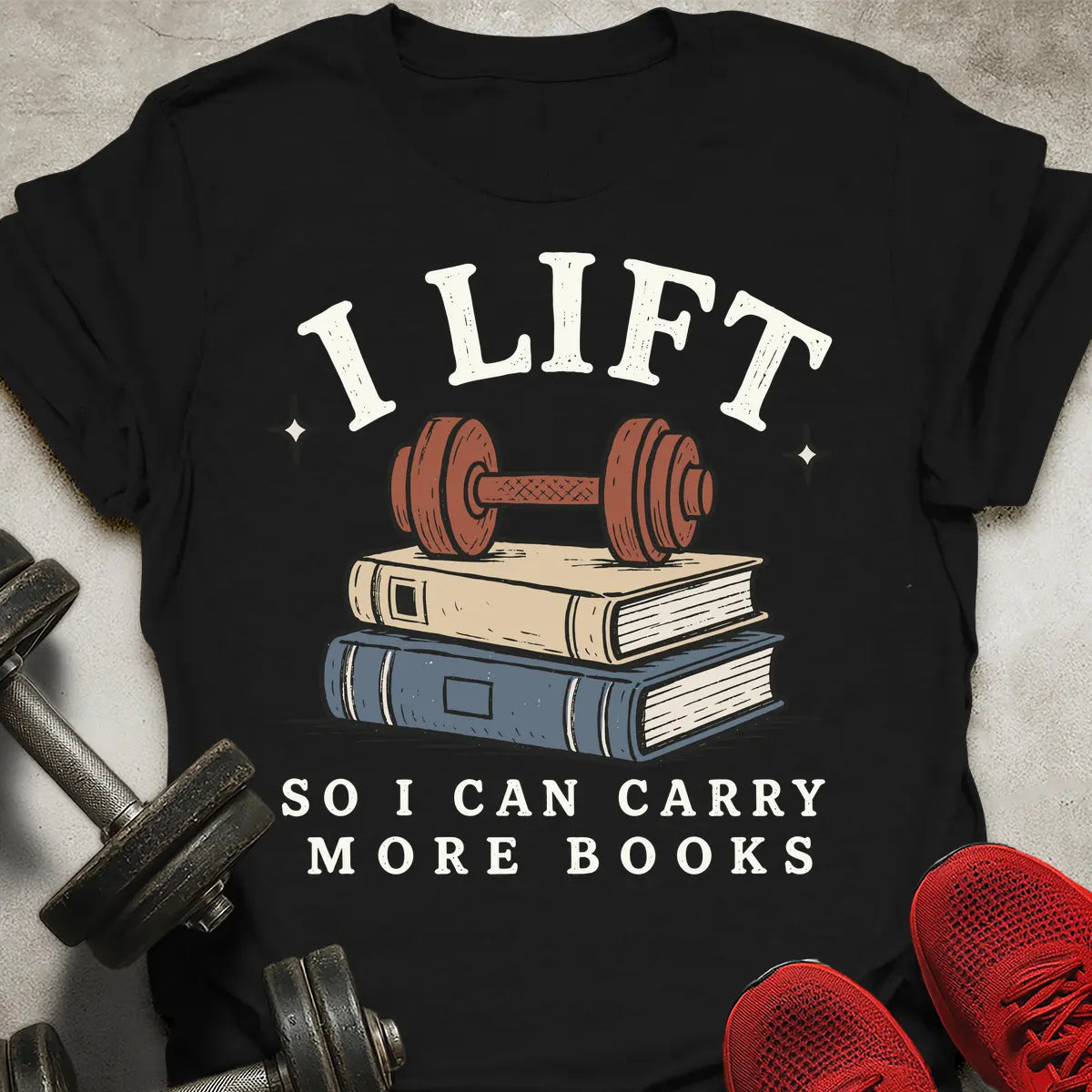 Lift More Books T-Shirt