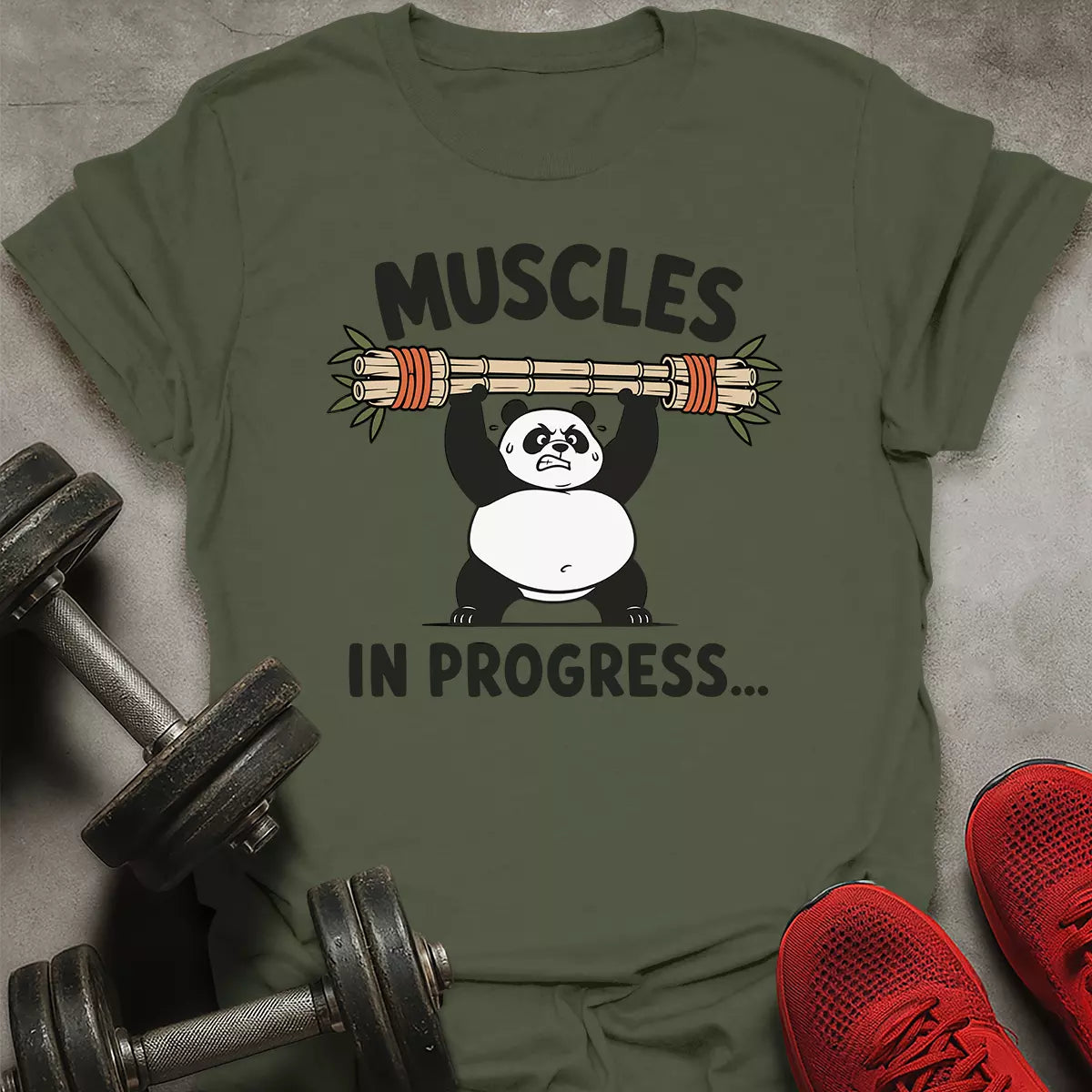 Panda In Progress T-Shirt
