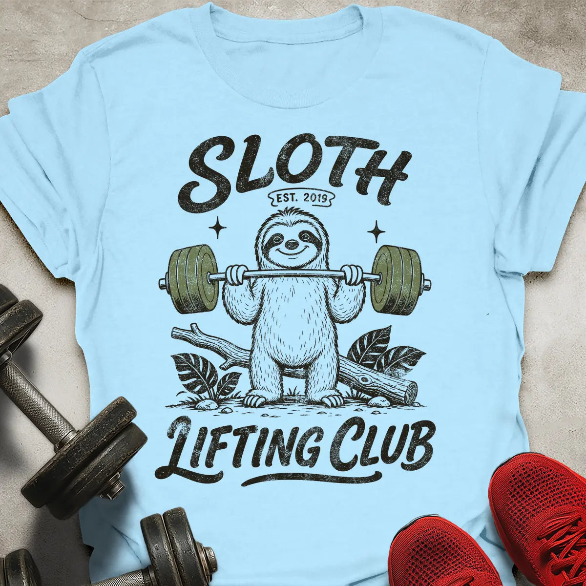 Sloth Lifting Club T-Shirt