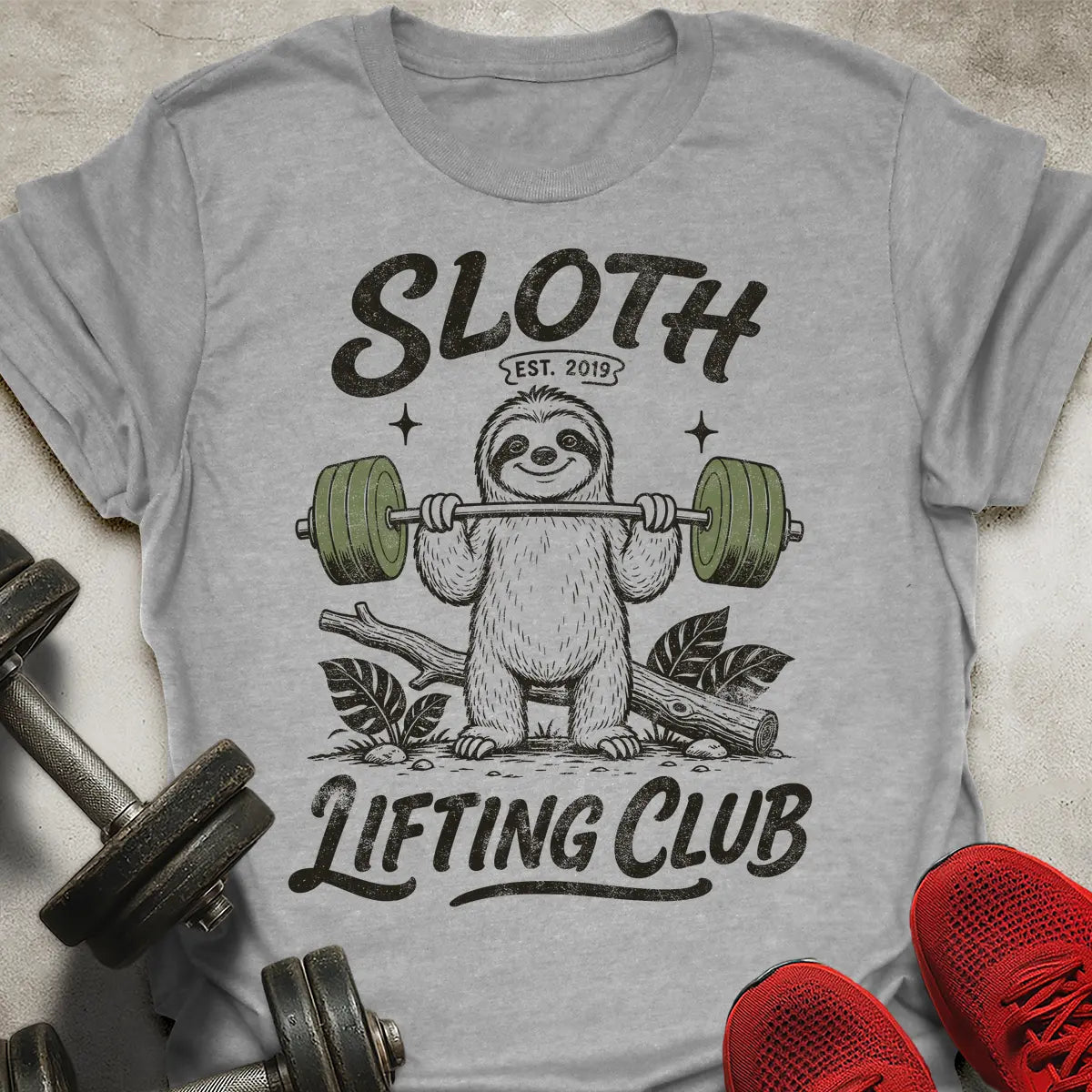 Sloth Lifting Club T-Shirt