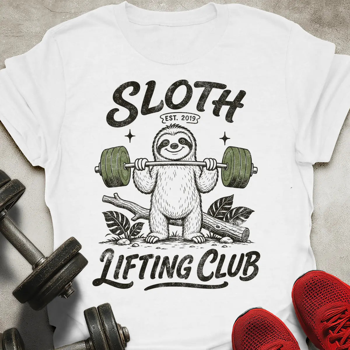 Sloth Lifting Club T-Shirt